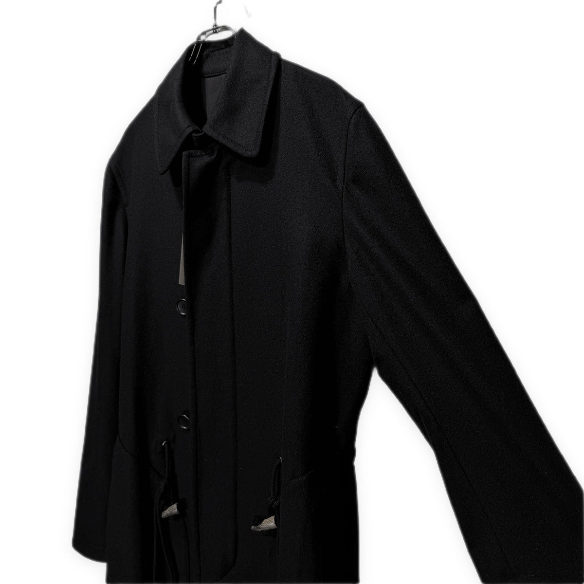 Y's BANG ON! トグルデザインウールロングコート ジャケット ブルゾン アウター モッズ ステンカラー Archive Yohji Yamamoto Pour Homme ヨウジヤマモトプールオム ワイズバングオン メンズ