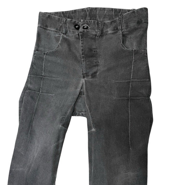 Boris Bidjan Saberi 16AW P13TF RESIN DYED DARK GREY レジンダイタイトフィットパンツ ストレッチスキニージーンズ ボトムス ボリスビジャンサベリ メンズ
