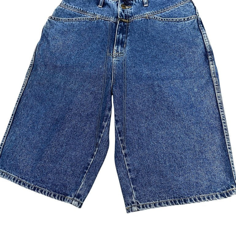 MARITHE FRANCOIS GIRBAUD ストーンウォッシュデニムワイドハーフパンツ ショーツ ボトムス Archive 90s 00s マリテフランソワジルボー メンズ