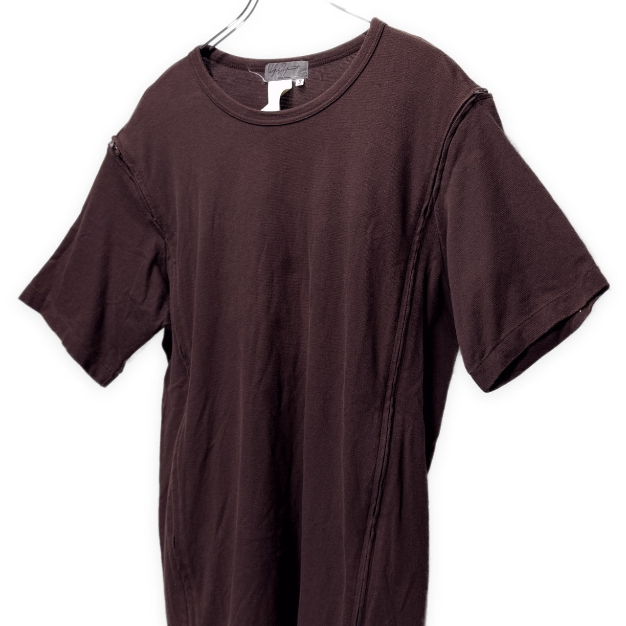 Yohji Yamamoto Pour Homme ジップデザインクルーネックTシャツ カットソー Tee T-shirt トップス Archive 半袖 ヨウジヤマモトプールオム メンズ