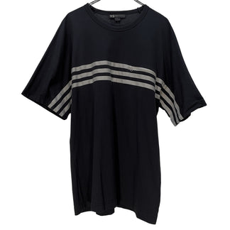 Y-3 M 3 STP PACKABLE SS TEE 3ストライプジップポケットクルーネックTシャツ カットソー 半袖 Tee T-shirt トップス ボーダー Yohji Yamamoto adidas ワイスリー ヨウジヤマモト アディダス メンズ レディース ユニセックス