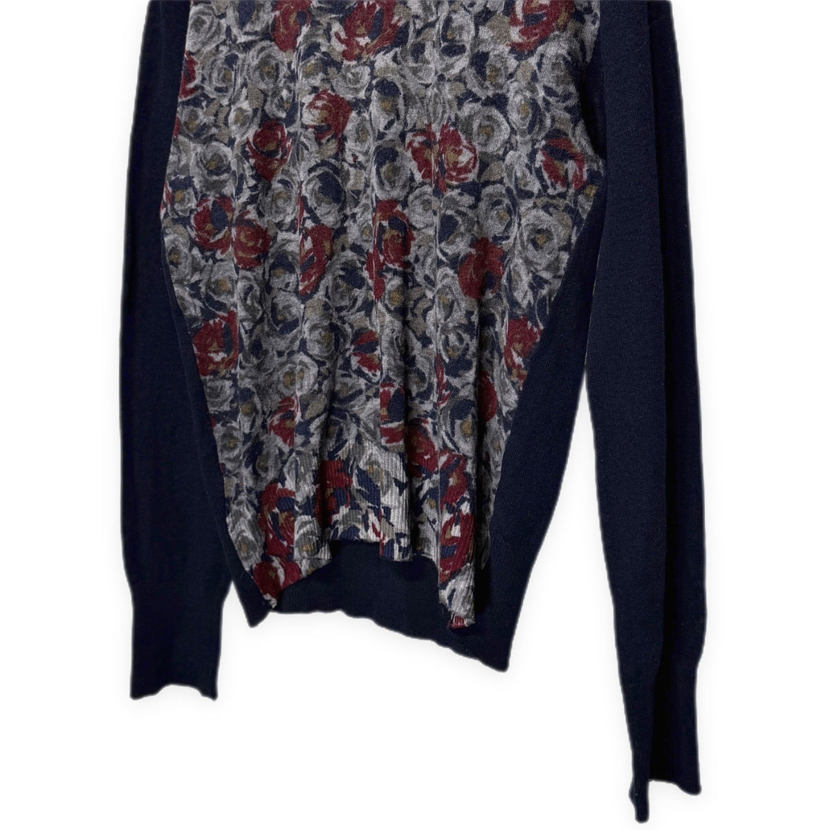 COMME des GARCONS HOMME PLUS 88AW フラワープリントクルーネックニットセーター トップス Archive 80s 花柄 コムデギャルソンオムプリュス メンズ