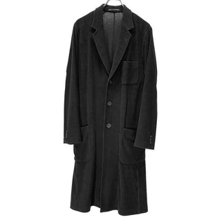 Yohji Yamamoto COSTUME D'HOMME 18SS 動体裁断パイルコットンドクタージャケット チェスターコート