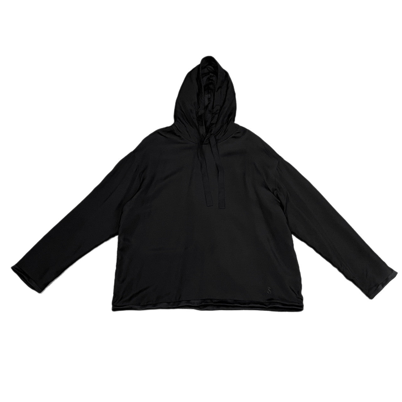 JIL SANDER 24SS SWEAT SHIRT W HOODIE ロゴ刺繍レーヨンプルオーバーフーディ パーカー ジャケット トップス アウター ジルサンダー メンズ