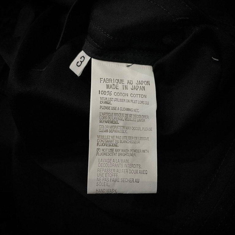 Yohji Yamamoto Pour Homme 01AW コットンギャバジンリバーシブル5Bマオカラージャケット ギャングスター期 Archive スタンドカラー テーラード ブルゾン コート アウター ヨウジヤマモトプールオム メンズ