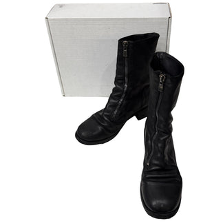 Yohji Yamamoto Pour Homme × GUIDI 23AW SOFT CALF LEATHER FRONT ZIPPER BOOTS ソフトカーフレザーフロントジッパーブーツ HJ-E23-774 788SZ_Y シューズ Vibram 定価265,100円 ヨウジヤマモトプールオム グイディ メンズ