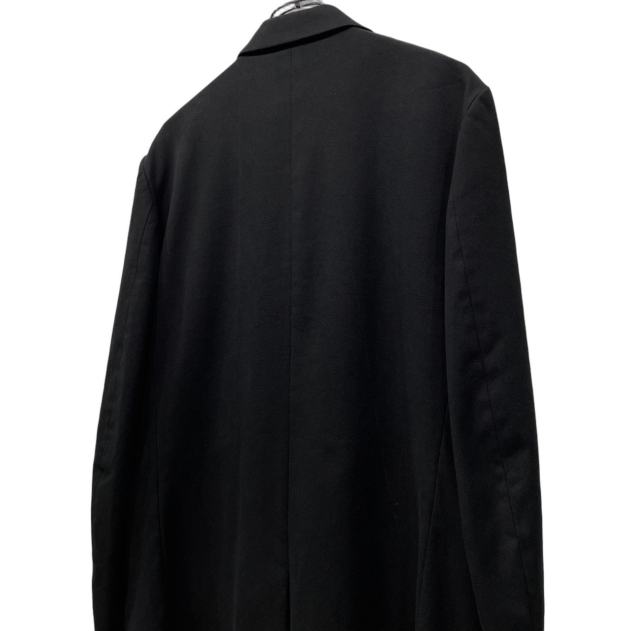 HELMUT LANG CHESTER COAT ラペルサテン切替比翼チェスターコート Archive 90s 00s フライフロント 本人期 黒タグ ジャケット ブルゾン アウター ヘルムートラング メンズ