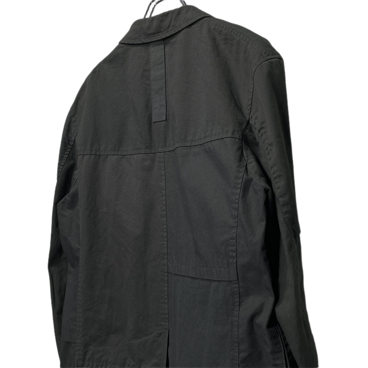 COMME des GARCONS HOMME 21SS コットンリネン製品染め切替パッチワークジャケット ブルゾン コート アウター コムデギャルソンオム メンズ