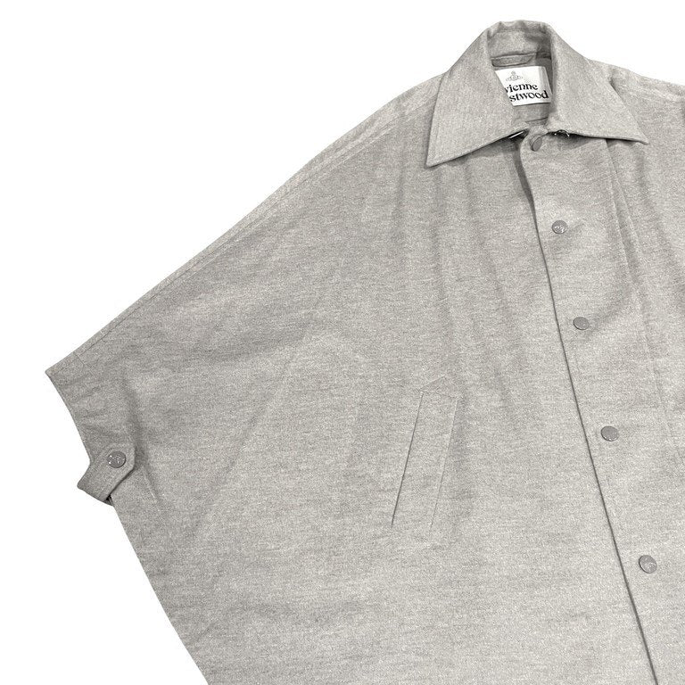 Vivienne Westwood 23AW サークルシルエットウールオーバーサイズポンチョ マント ケープ ドルマン 変形 コート ジャケット ブルゾン アウター ヴィヴィアンウエストウッド マン メンズ レディース ユニセックス
