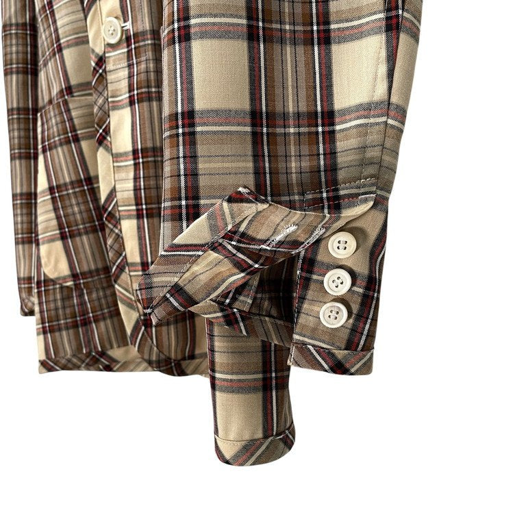 COMME des GARCONS HOMME PLUS 14SS チェック2Bパイピングテーラードジャケット Archive 孵化期 Hatching スタンドカラー ブレザー ブルゾン コート アウター コムデギャルソンオムプリュス メンズ