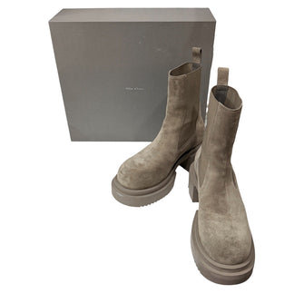 Rick Owens 25AW BEATLE BOGUN スエードレザー ビートル ボウガン スウェード サイドゴア ブーツ シューズ 厚底 靴 クツ RU02E1832LVS 定価253,000円 リックオウエンス メンズ