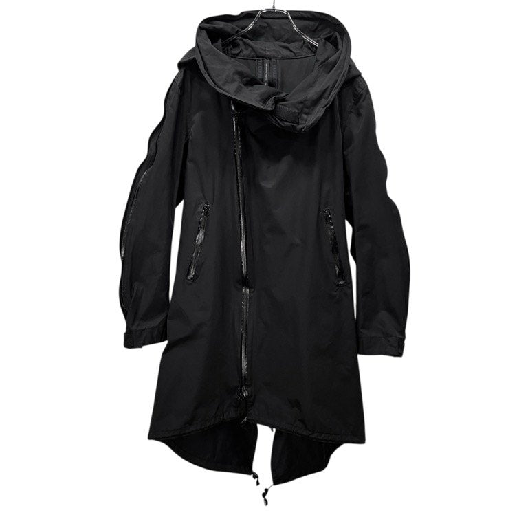 nude:masahiko maruyama 21AW WATER REPELLENT Military Coat 塩縮撥水加工コットンナイロンツイル止水ジップモッズコート ファスナー ジャケット パーカ ブルゾン アウター 定価86,900円 NU-1482 ヌード マサヒコマルヤマ メンズ