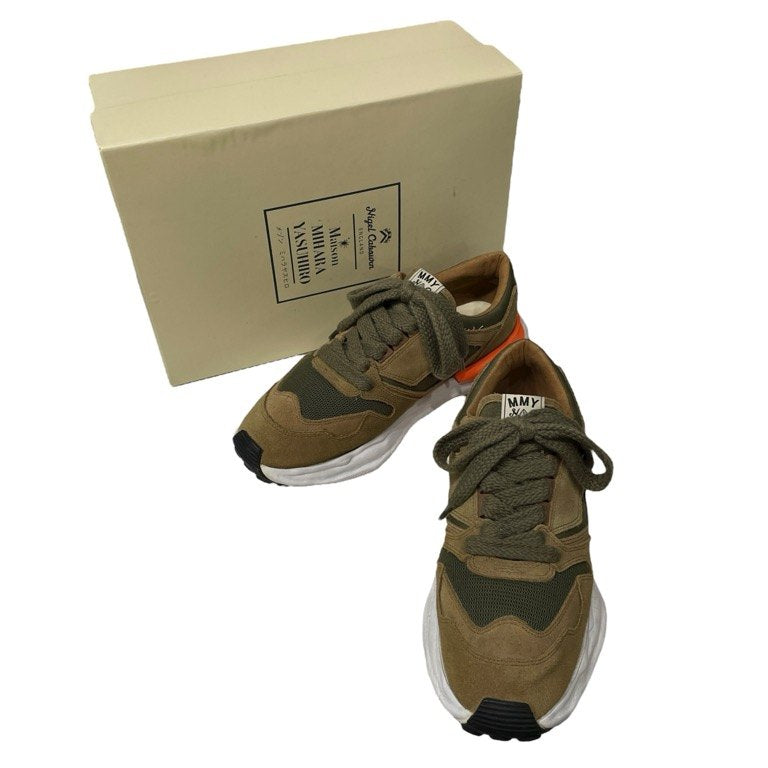 Maison MIHARA YASUHIRO × Nigel Cabourn 20AW UK SNEAKER トレーニングシューズモチーフボリュームソールローカットスニーカー 靴 クツ C05FW703 804139-62010 定価38,500円 メゾンミハラヤスヒロ ナイジェルケーボン メンズ
