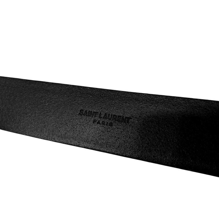 SAINT LAURENT PARIS ダブルピンレザーベルト 小物 服飾雑貨 SLP YSL サンローランパリ メンズ レディース ユニセックス