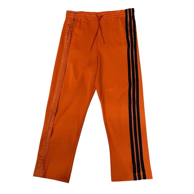 Y-3 スリーストライプイージートラックパンツ オレンジ ジャージ 側章 ライン ドローストリング ボトムス Yohji Yamamoto adidas ワイスリー ヨウジヤマモト アディダス メンズ レディース ユニセックス