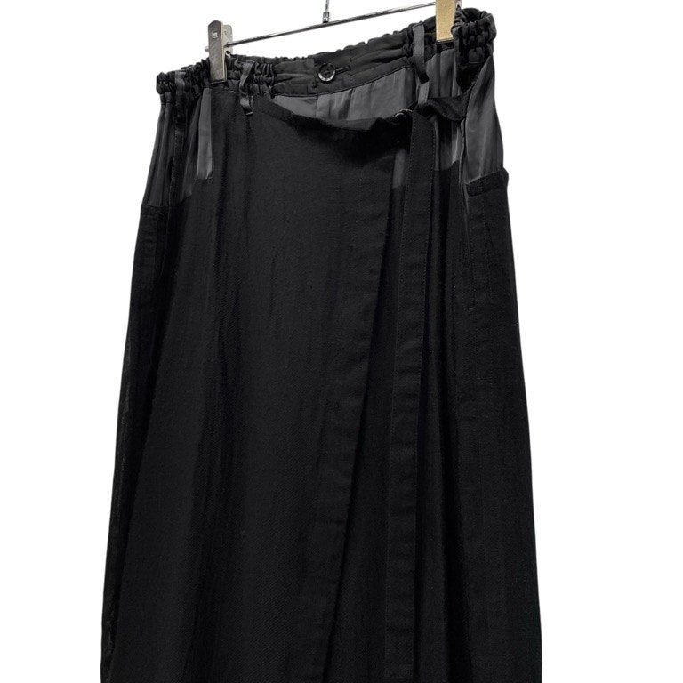 Yohji Yamamoto Pour Homme 14SS キュプラレーヨン切替クロップドラップパンツ LOOK 8 Archive ボトムス ヨウジヤマモトプールオム メンズ