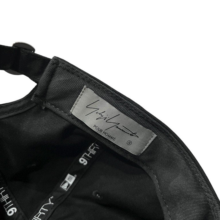 Yohji Yamamoto Pour Homme × NEW ERA 22SS 930CS YYFM CROW カラスプリントロゴ刺繍キャップ 帽子 ヨウジヤマモトプールオム ニューエラ メンズ レディース ユニセックス