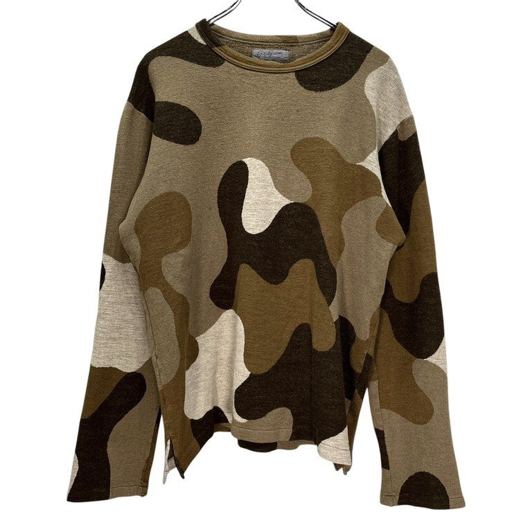 Yohji Yamamoto Pour Homme 02AW カモフラージュオーバーサイズニットセーター カットソー Tシャツ トップス Archive 女優期 迷彩柄 ヨウジヤマモトプールオム メンズ