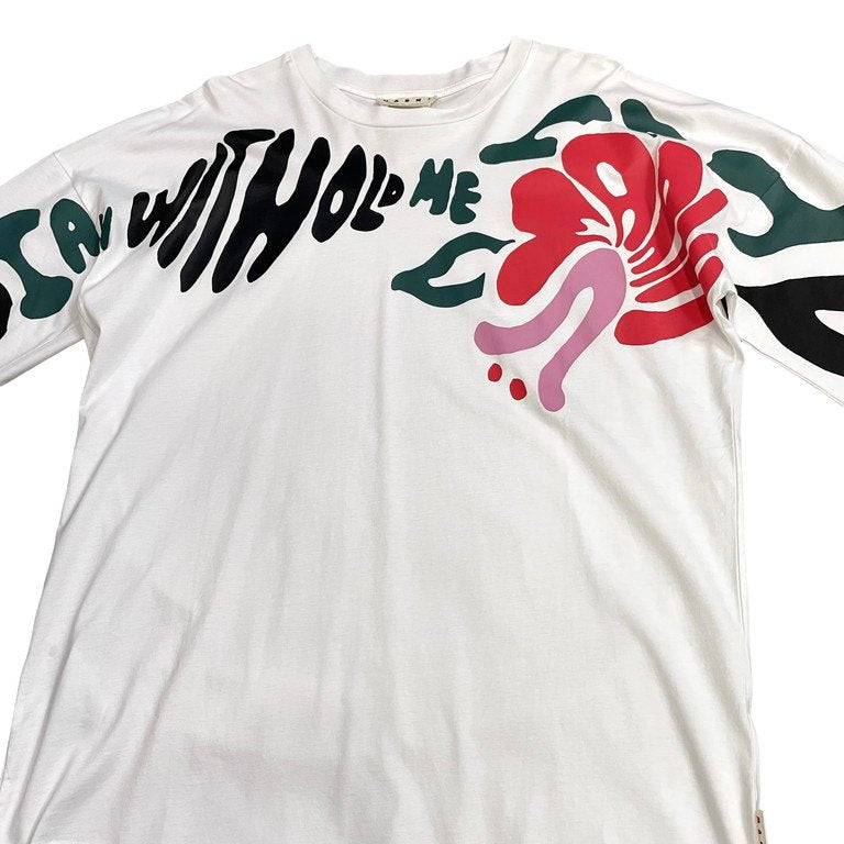 MARNI 21SS WITHOUT ME プリントオーバーサイズロングスリーブカットソー Tシャツ Tee T-shirt 長袖