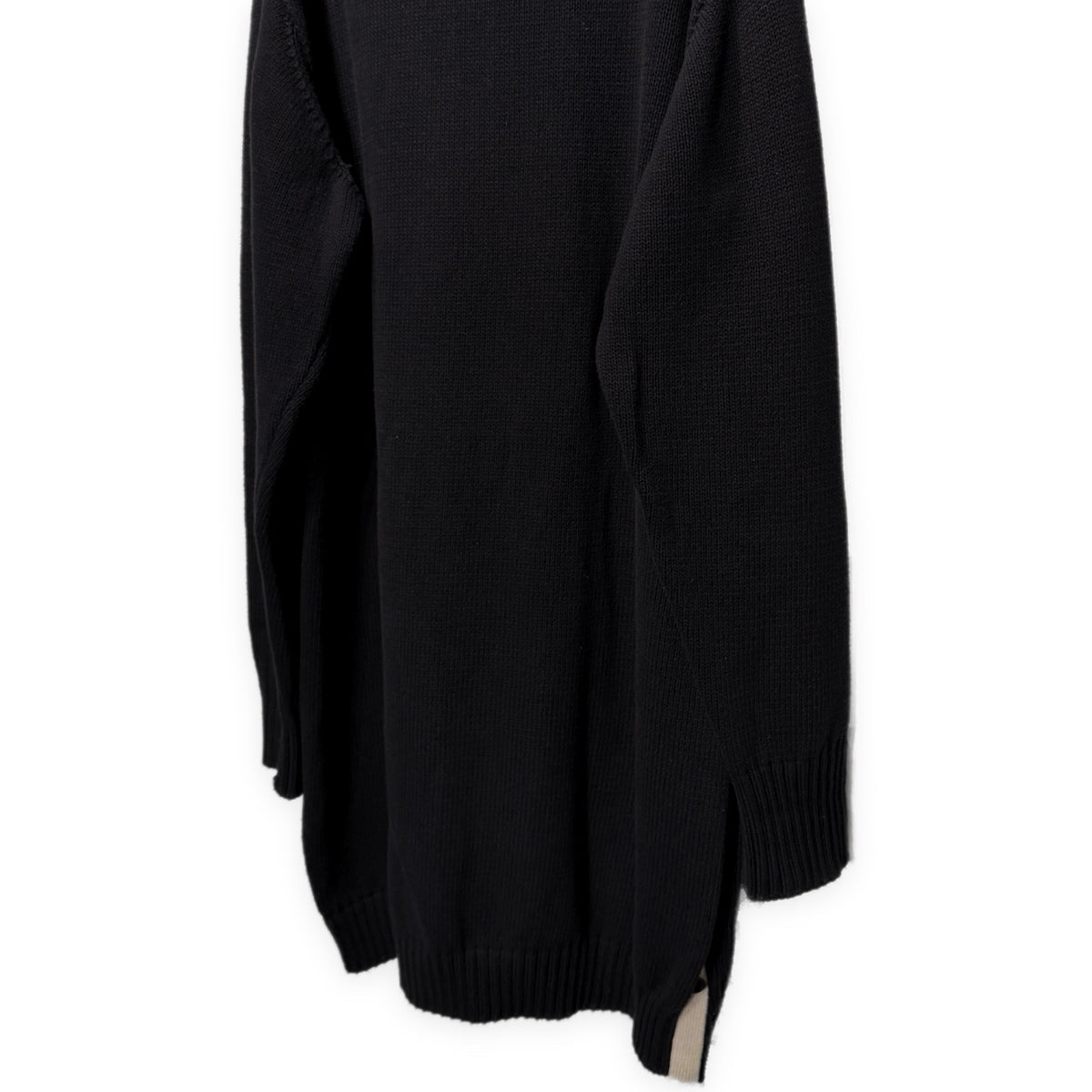 Yohji Yamamoto Pour Homme 16AW 宮沢りえドローイングアート刺繍サイドボタンスリットロングニットセーター トップス Archive HR-K13-092 ヨウジヤマモトプールオム メンズ