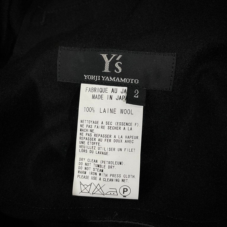 Y's ウールフラノワイドロングスカート ボトムス フランネル パンツ Yohji Yamamoto Femme ワイズ ヨウジヤマモトファム レディース
