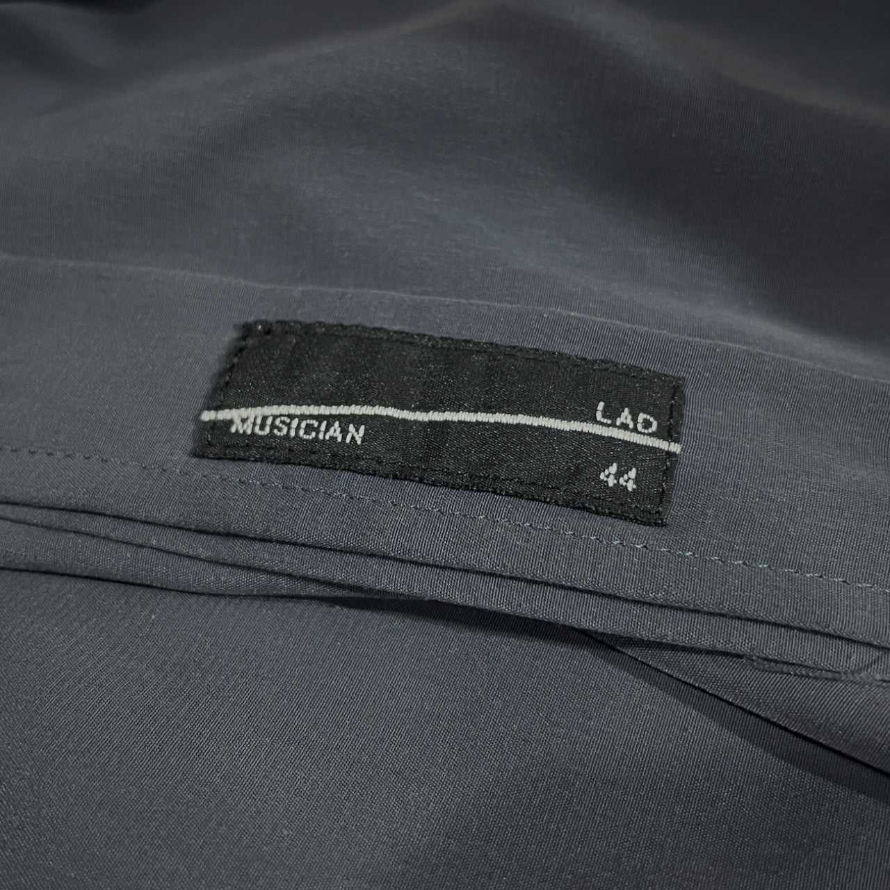 LAD MUSICIAN 20SS Back-Front Long Shirt ポリエステルデシンバックフロントロングシャツ ブラウス トップス アウター ラッドミュージシャン メンズ