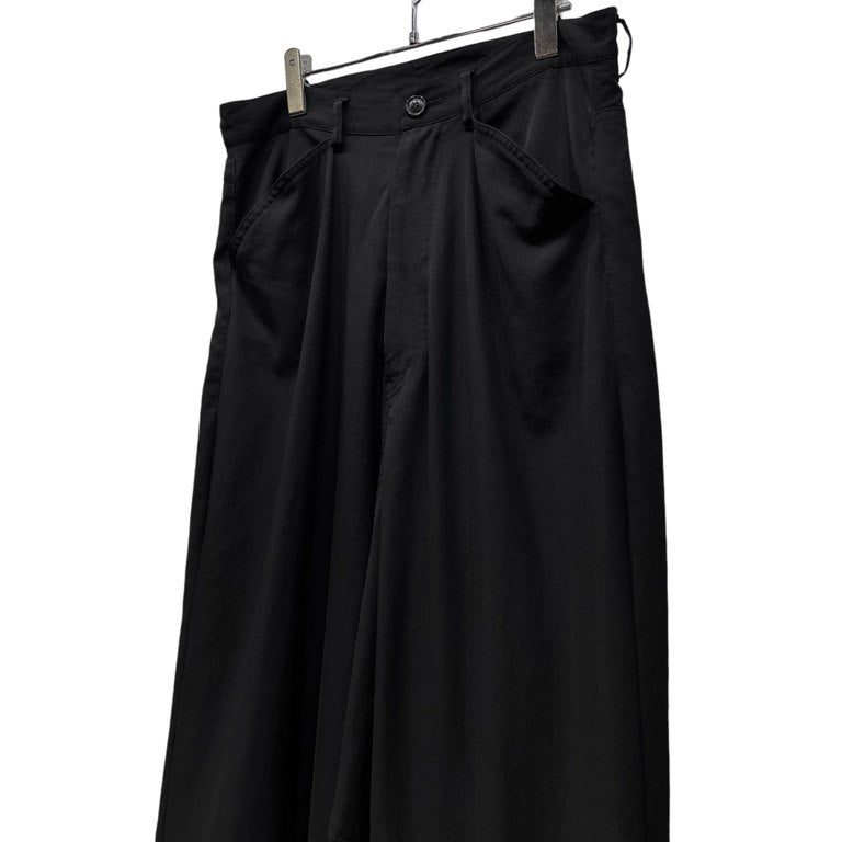 REGULATION Yohji Yamamoto 15AW ウールギャバジンスーパーサルエルテーパードワイドパンツ ボトムス ペンギンパンツ レギュレーション ヨウジヤマモト レディース