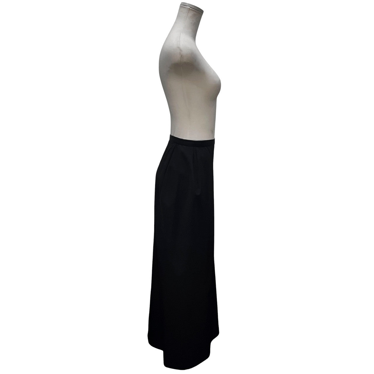 Y's ウールギャバジンアシンメトリースリットロングスカート ボトムス Yohji Yamamoto Femme ワイズ ヨウジヤマモトファム レディース