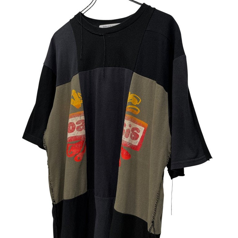 Children of the Discordance x SEMBL RE:PATCH WORK SS TEE L BLACK ASSORT ヴィンテージリメイク空環ハンドステッチパッチワークTシャツ カットソー Tee T-shirt 定価57,200円 チルドレンオブザディスコーダンス センブル