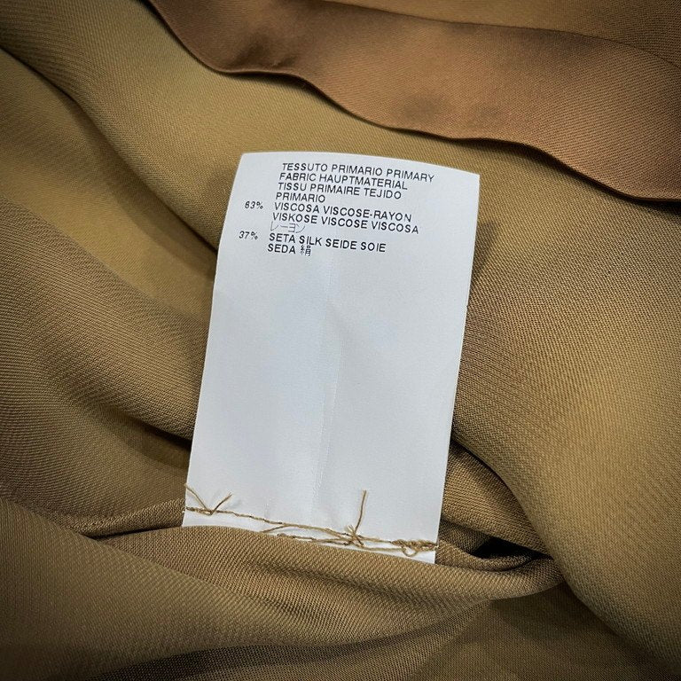 Maison Martin Margiela 1 10AW レーヨンシルクサテンドレープネックトップス ハイネック 変形 シャツ ブラウス カットソー Archive メゾンマルタンマルジェラ レディース