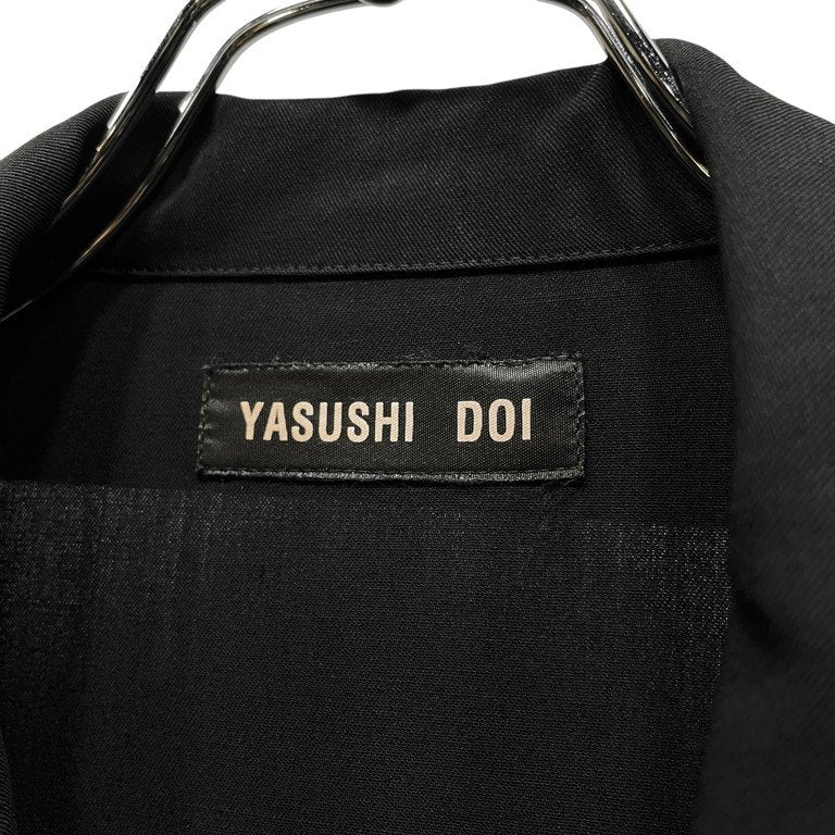 YASUSHI DOI ウールギャバジンジップアップハイネックロングジャケット Archive 90s 忍者 ニンジャ NINJA ブルゾン コート アウター ヤスシドイ メンズ レディース ユニセックス