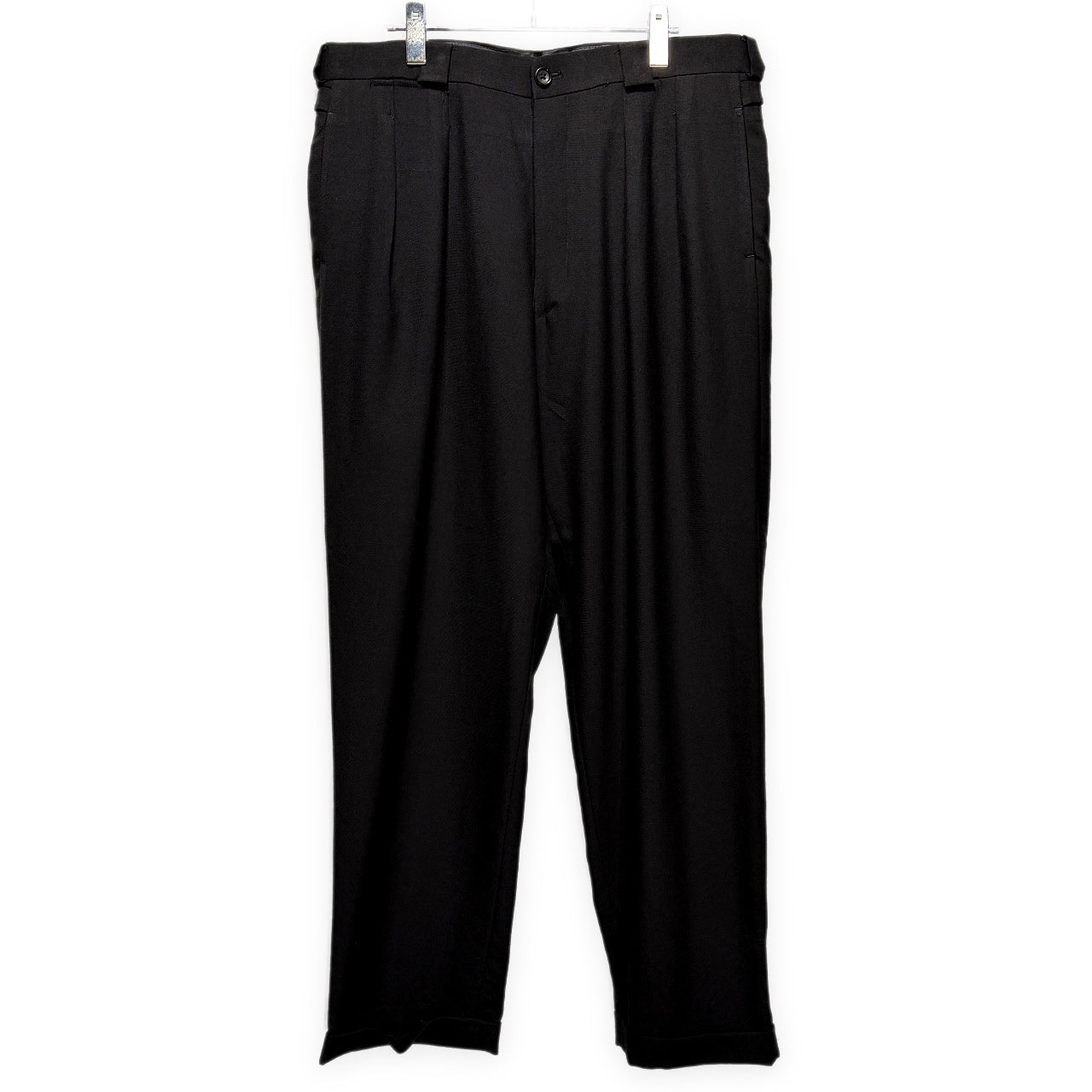 Y's for men RED TAG ウールギャバジンサイドアジャスターサスペンダーボタンパンツ スラックス トラウザーズ ボトムス Archive 90s 赤タグ Yohji Yamamoto Pour Homme ヨウジヤマモトプールオム ワイズフォーメン メンズ