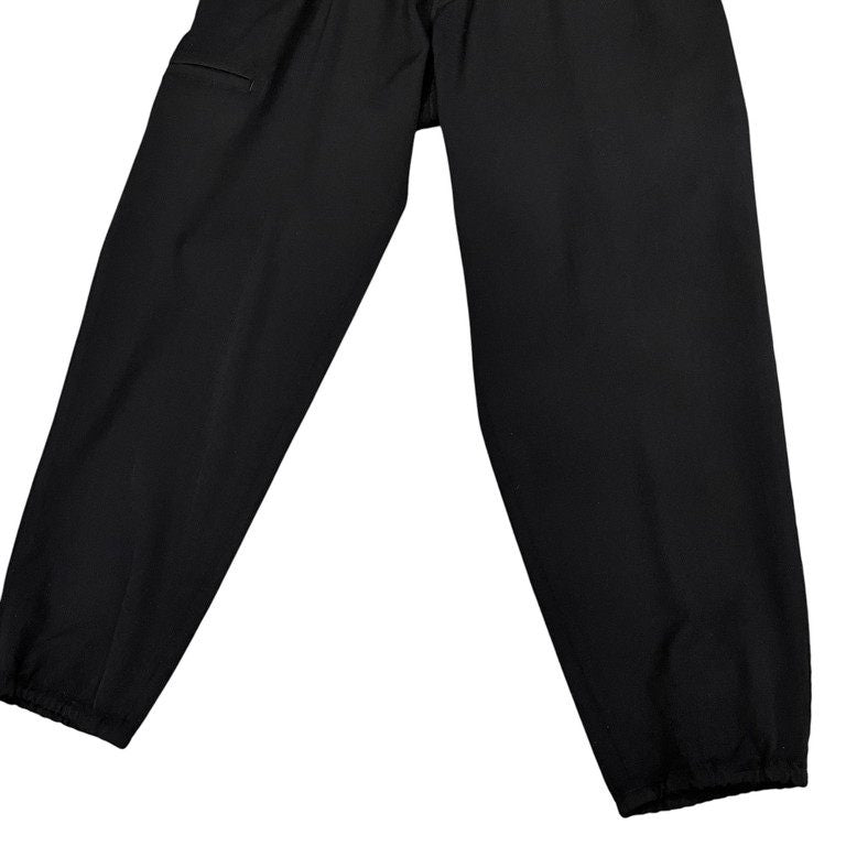 REGULATION Yohji Yamamoto MEN 22SS ウールギャバジン裾リブテーパードイージーパンツ ボトムス HG-P02-140 レギュレーション ヨウジヤマモト メン メンズ