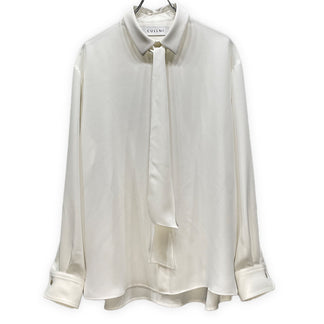 CULLNI 25SS BOWTIE SHIRTS ボウタイ付きドレープシャツ ブラウス トップス 定価31,900円 クルニ メンズ