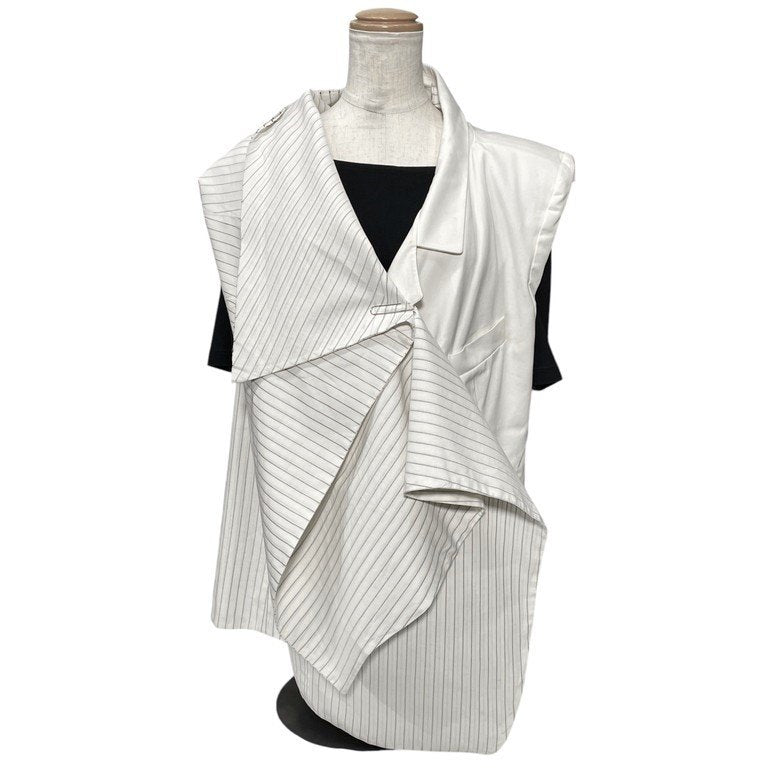 ANNE-VALERIE HASH Couture Dahlia Jacket 再構築ドッキングカットオフノースリーブクチュールダリアジャケット Archive 00s 未使用タグ付き VIA BUS STOP ブルゾン コート アウター アンヴァレリーアッシュ