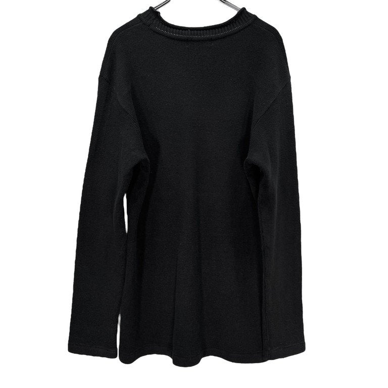 Y's for men クルーネックポケットデザインコットンニットセーター トップス Archive 90s Yohji Yamamoto Pour Homme ヨウジヤマモトプールオム ワイズフォーメン メンズ