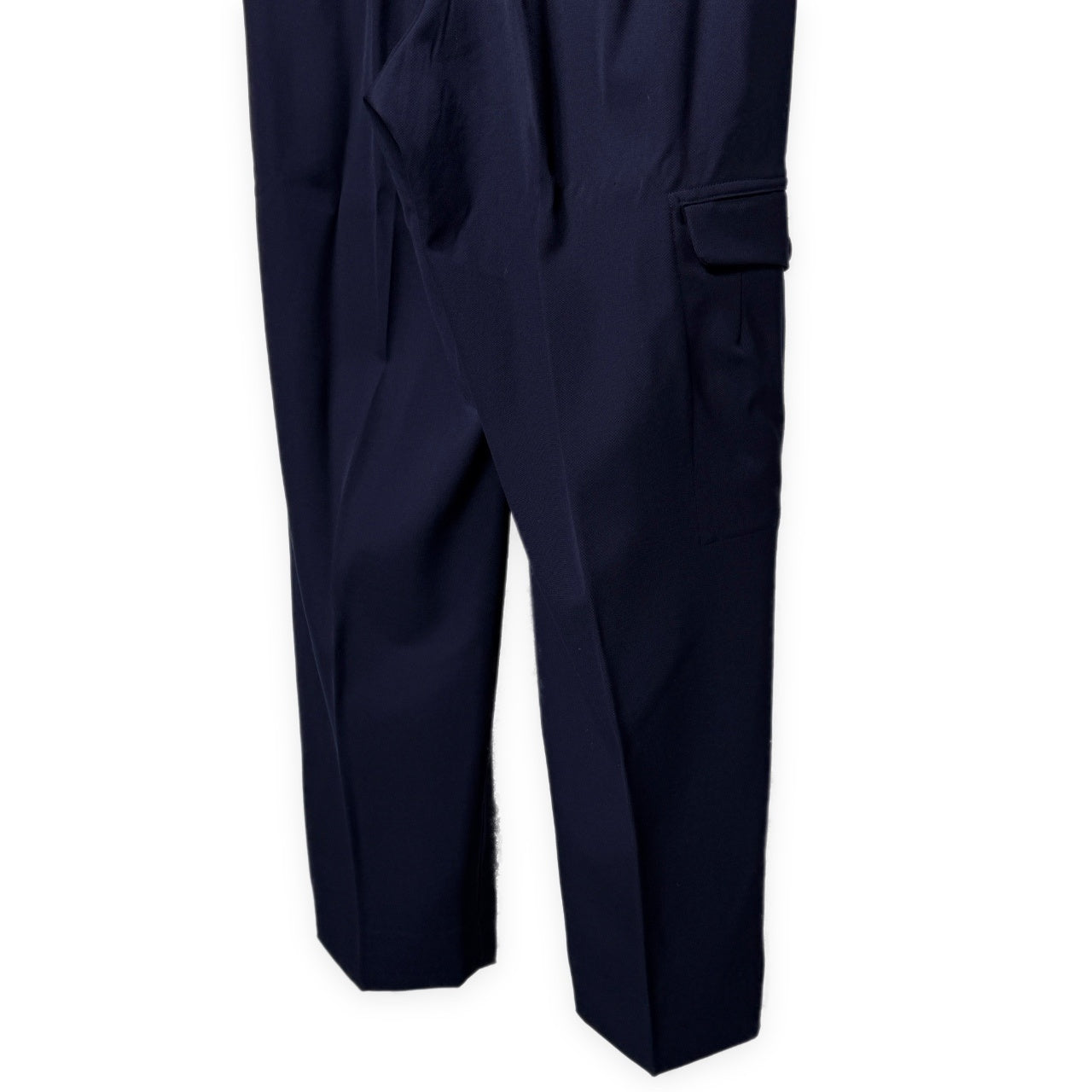 Yohji Yamamoto Pour Homme ウールギャバジンカーゴポケットワイドテーパードパンツ スラックス トラウザーズ Archive 80s 丸文字 ボトムス ヨウジヤマモトプールオム メンズ