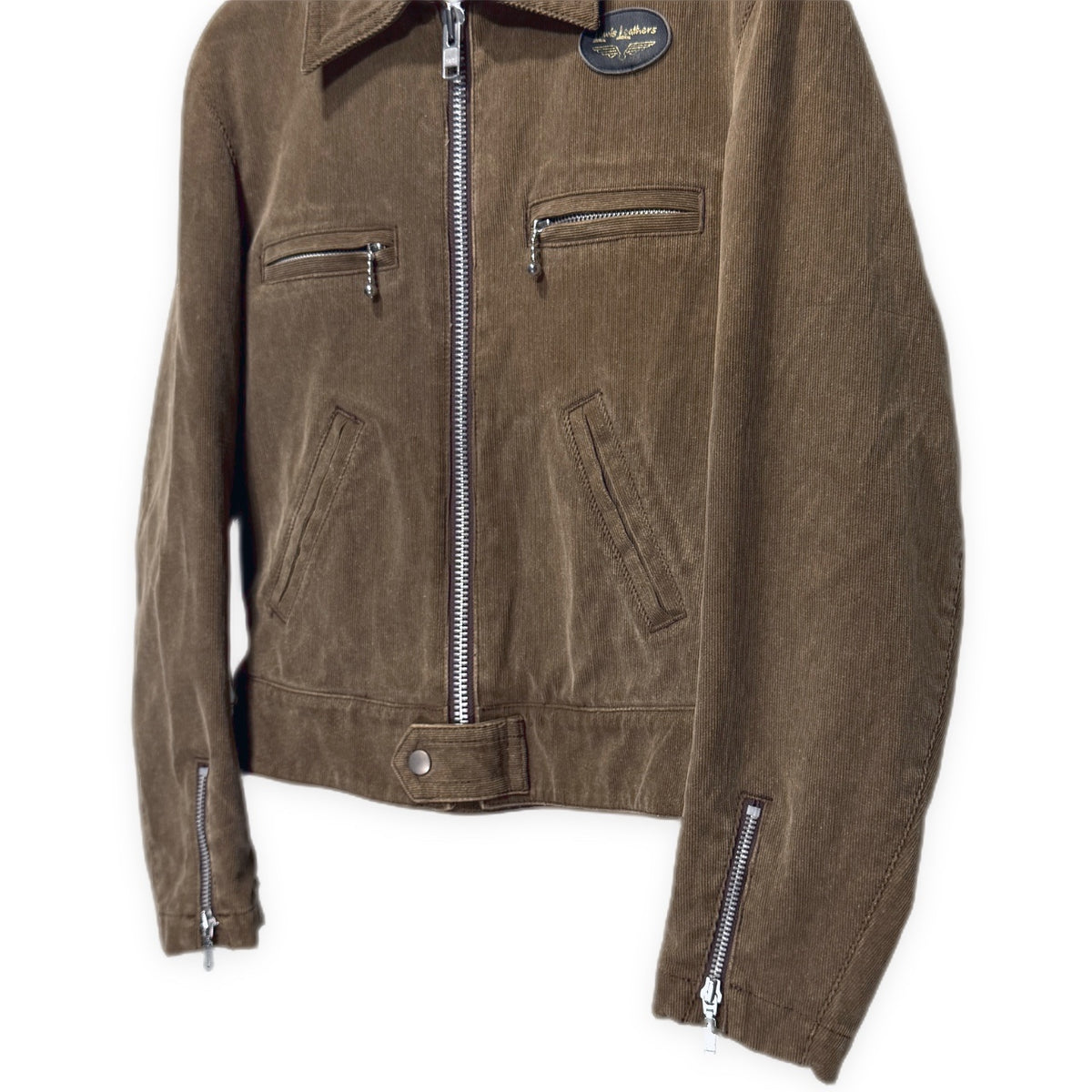 JUNYA WATANABE × Lewis Leathers 04AW DOMINATOR コットンコーデュロイジップアップシングルライダースジャケット ブルゾン コート アウター Archive ジュンヤワタナベ コムデギャルソン メンズ レディース ユニセックス