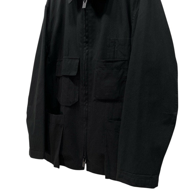 Y's for men 25SS FASTENER BLOUSON WITH COTTON LINEN UNEVEN YARN CANVAS コットンリネンライトキャンバスファスナーブルゾン ジップ ジャケット 定価103,400円 Yohji Yamamoto Pour Homme ヨウジヤマモトプールオム ワイズフォーメン