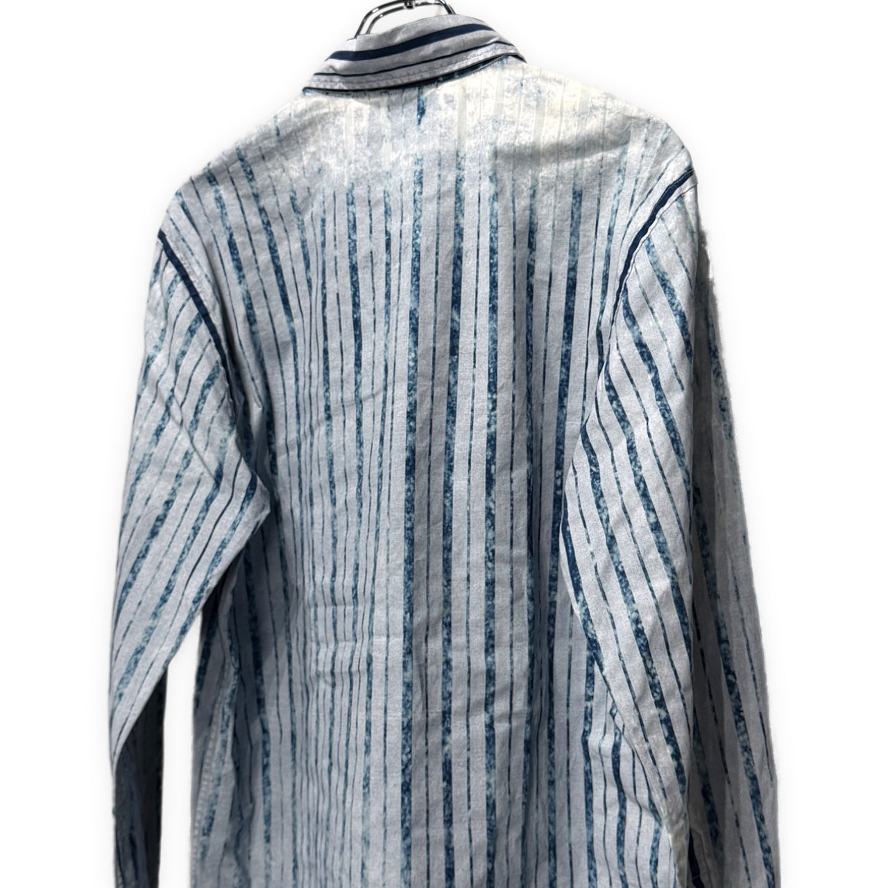 STONE ISLAND DENIMS 03SS ブリーチストライプレギュラーカラーシャツ ブラウス トップス Archive ストーンアイランド デニムス メンズ