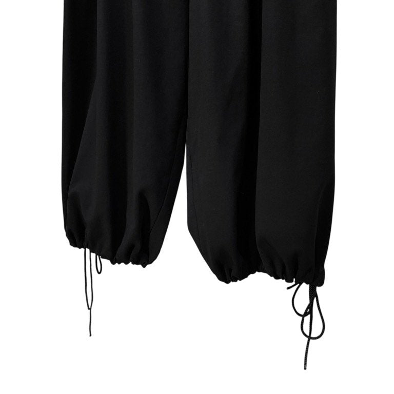 Yohji Yamamoto Pour Homme 19AW STRETCH TWILL BALLOON PANTS ウールストレッチツイルバルーンパンツ ボトムス BLACK Scandal ヨウジヤマモトプールオム メンズ