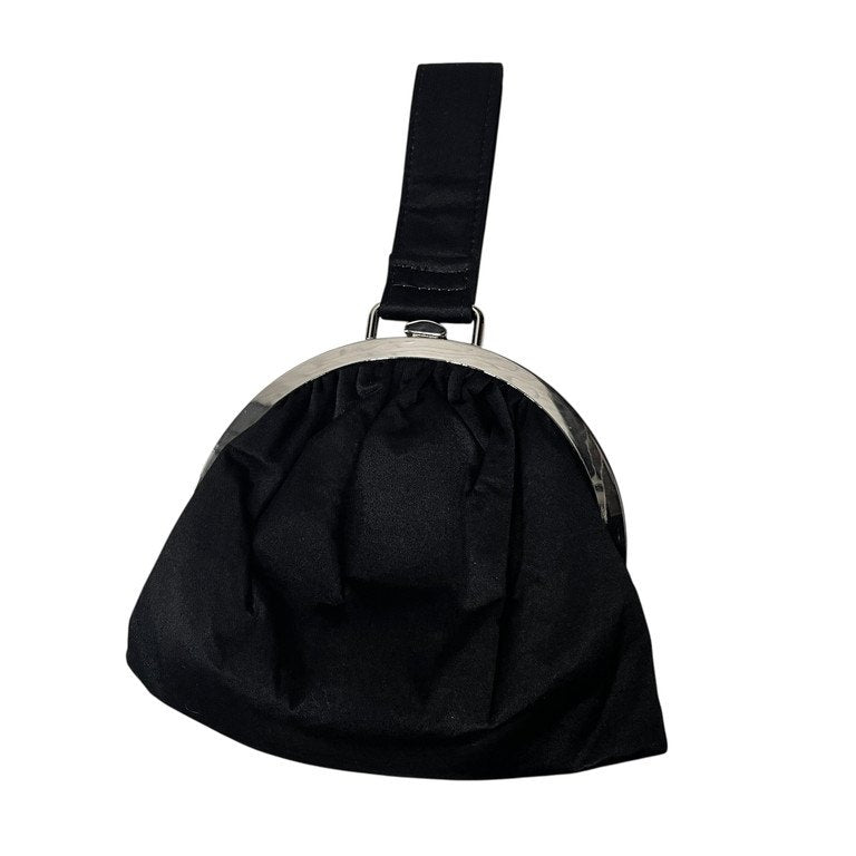 Yohji Yamamoto Femme 01SS シルクがま口ミニハンドバッグ コレクション着用モデル 鞄 カバン ウォレット 小物 Archive ヨウジヤマモトファム レディース