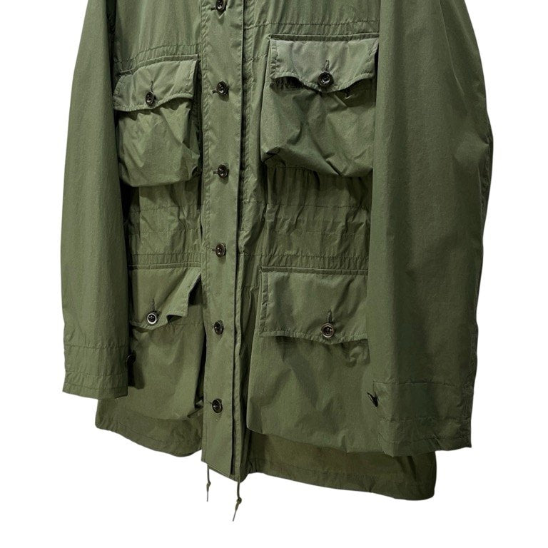 Nigel Cabourn 19SS SWEDISH PARKA TASLAN NYLON VEGETABLE DYE 撥水加工タスランナイロンスウェディッシュパーカー ミリタリージャケット ブルゾン アウター ナイジェルケーボン メンズ