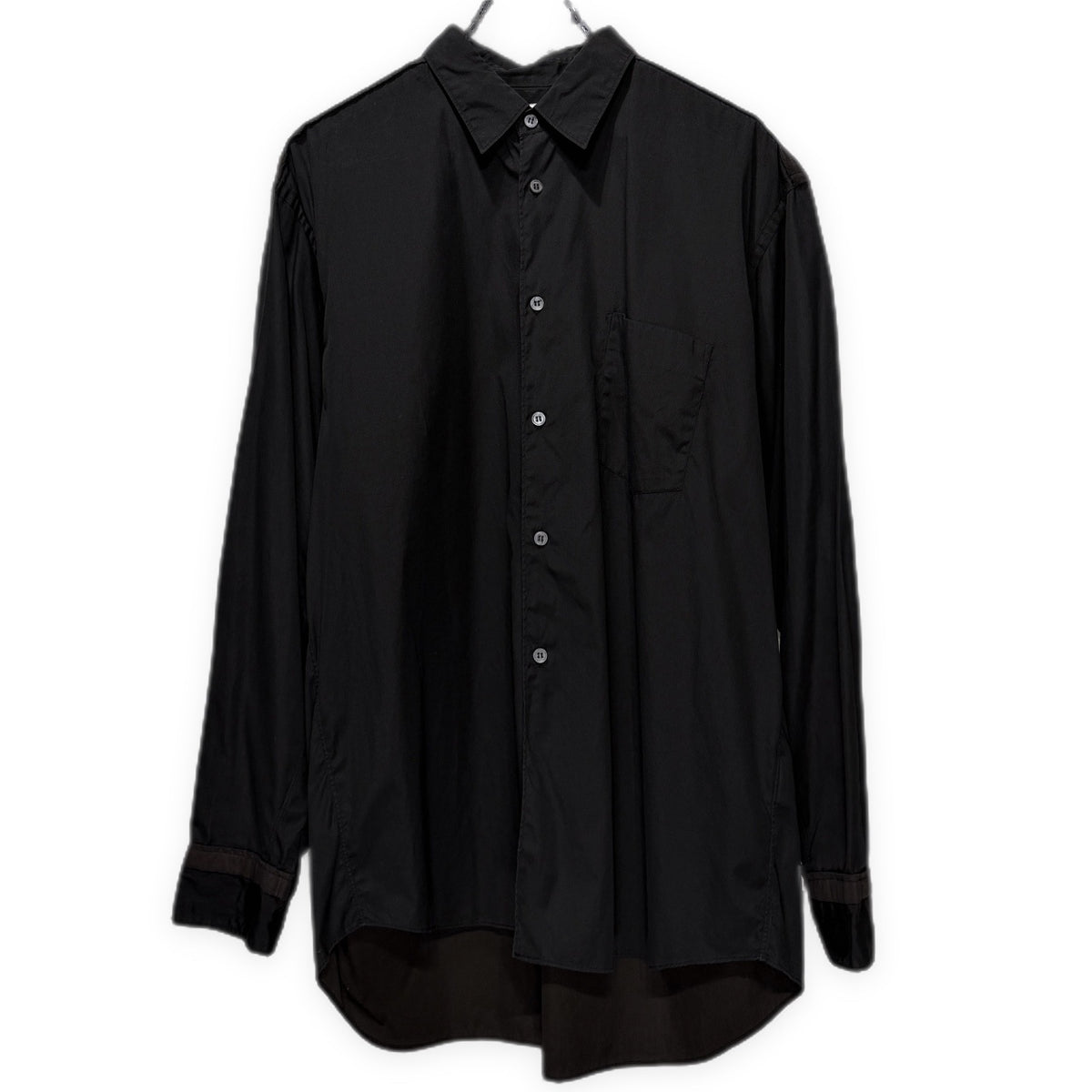 COMME des GARCONS SHIRT コットンブロードバイカラーインサイドアウトレギュラーカラーシャツ ブラウス トップス Archive 90s 00s コムデギャルソン メンズ