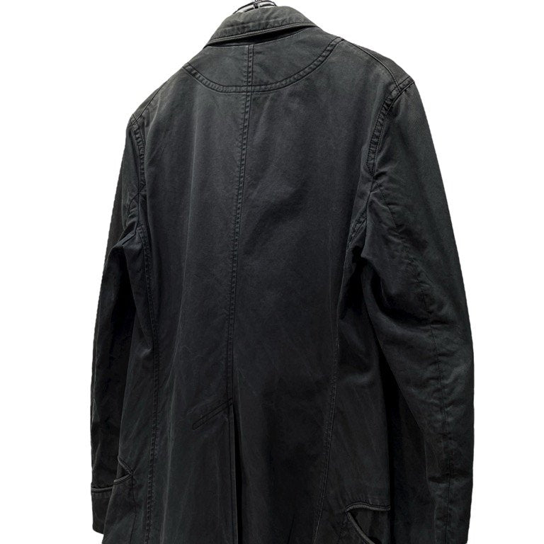 Vivienne Westwood MAN 00SS オーブ刻印メタルボタンコットンパイピングロングコート ジャケット ブルゾン アウター Archive 90s 00s ヴィヴィアンウエストウッド マン メンズ