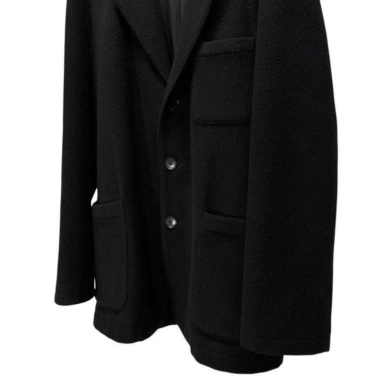 Y's for men ウールモッサ3Bテーラードハーフコート ジャケット ブルゾン アウター Archive Yohji Yamamoto Pour Homme ヨウジヤマモトプールオム ワイズフォーメン メンズ