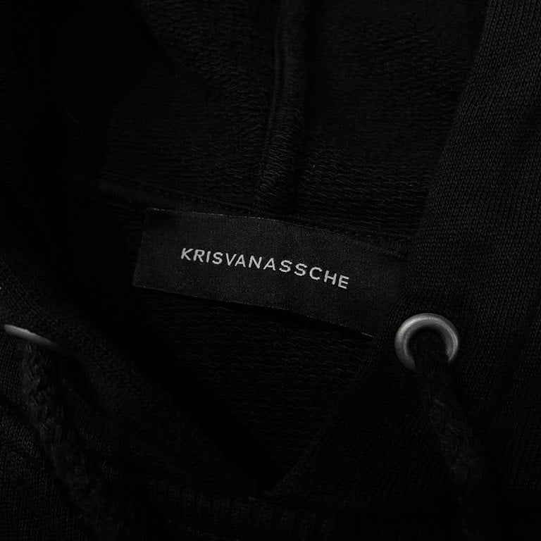 KRIS VAN ASSCHE 14SS ギンガムチェックシャツ切替スウェットパーカー フーディ トップス Archive クリスヴァンアッシュ メンズ