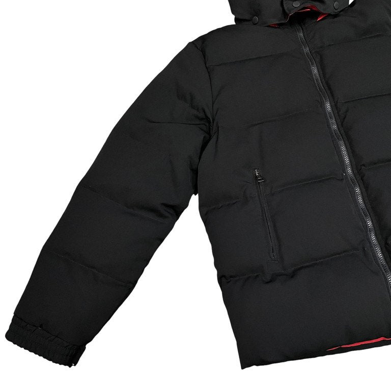JUNYA WATANABE COMME des GARCONS MAN × MONCLER 05AW ウールギャバジンフーデッドダウンジャケット コート ブルゾン アウター フード 脱着 ジュンヤワタナベ コムデギャルソン マン モンクレール メンズ