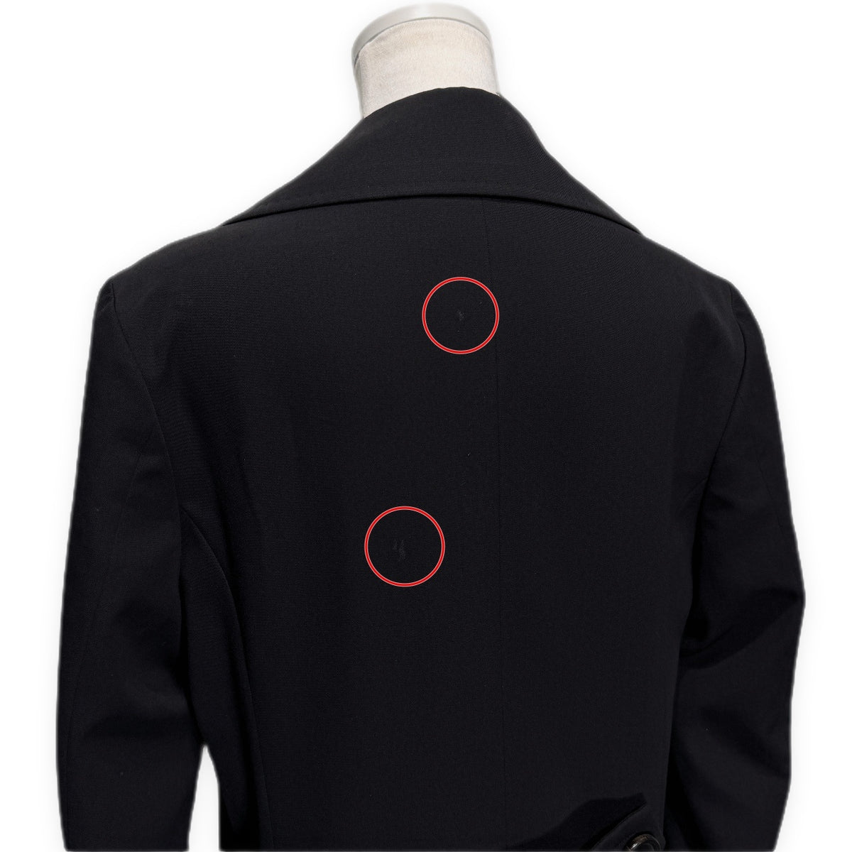 tricot COMME des GARCONS 04SS ウールギャバジンビッグカラーチェスターコート アウター 00s Archive ギャルソン トリコ タオ レディース
