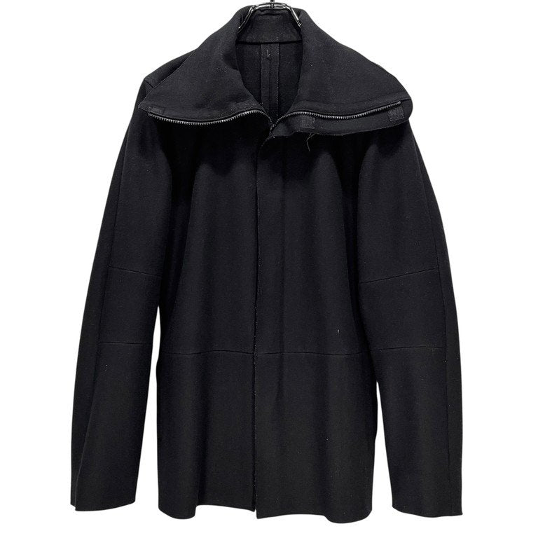 CoSTUME NATIONAL HOMME 99AW ウールカットオフ忍者ネックジップアップハーフコート ジャケット Archive 90s NINJA ハイネック ブルゾン アウター コスチュームナショナル メンズ